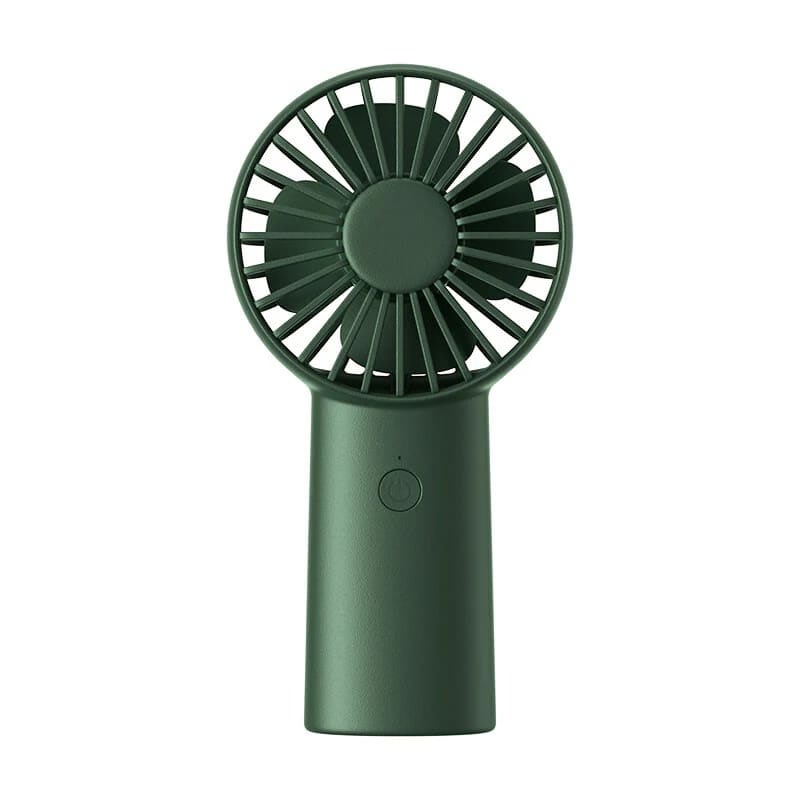 Premium prenosni mini ventilator JisuLife "Life6" z USB polnjenjem in tremi hitrostmi - zelen