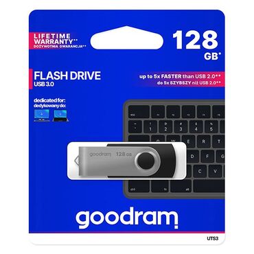 USB ključek 3.2 Goodram Pendrive UTS3 128GB - črn