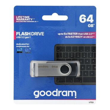 USB ključek 3.2 Goodram Pendrive UTS3 64GB - črn