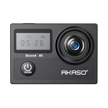 Akaso "Brave 4" vodoodporna športna kamera s 4K Ultra HD snemanjem in 20 MP posnetki Akaso "Brave 4" vodoodporna športna kamera s 4K Ultra HD snemanjem in 20 MP posnetki