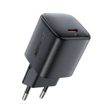 Premium 45W GaN stenski USB-C adapter Acefast A119 - črn