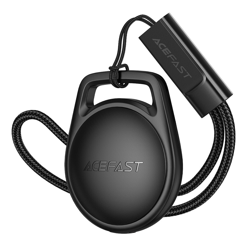 Sledilna naprava Acefast S2 z Bluetooth povezavo in podporo za Apple Find My – črn