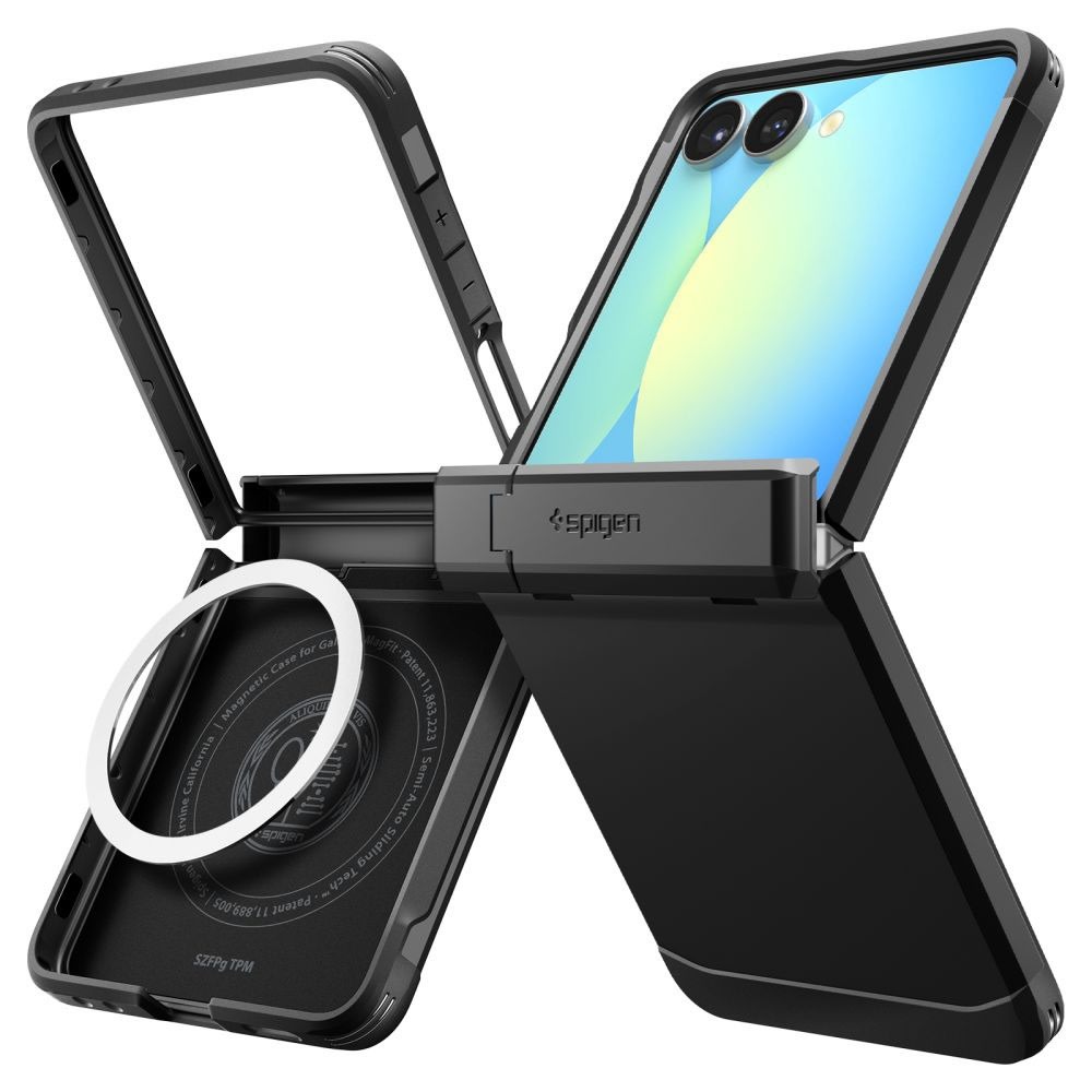 Ovitek Spigen "Tough Armor MagFit Pro" za Samsung Galaxy Z Flip7 - black