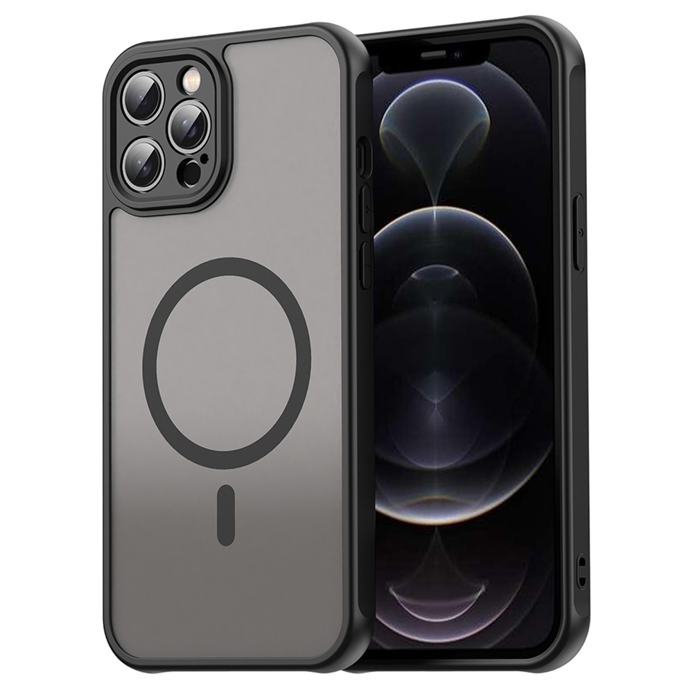 Hibridni ovitek "HaloFrost II MagSafe" za iPhone 12 Pro - black