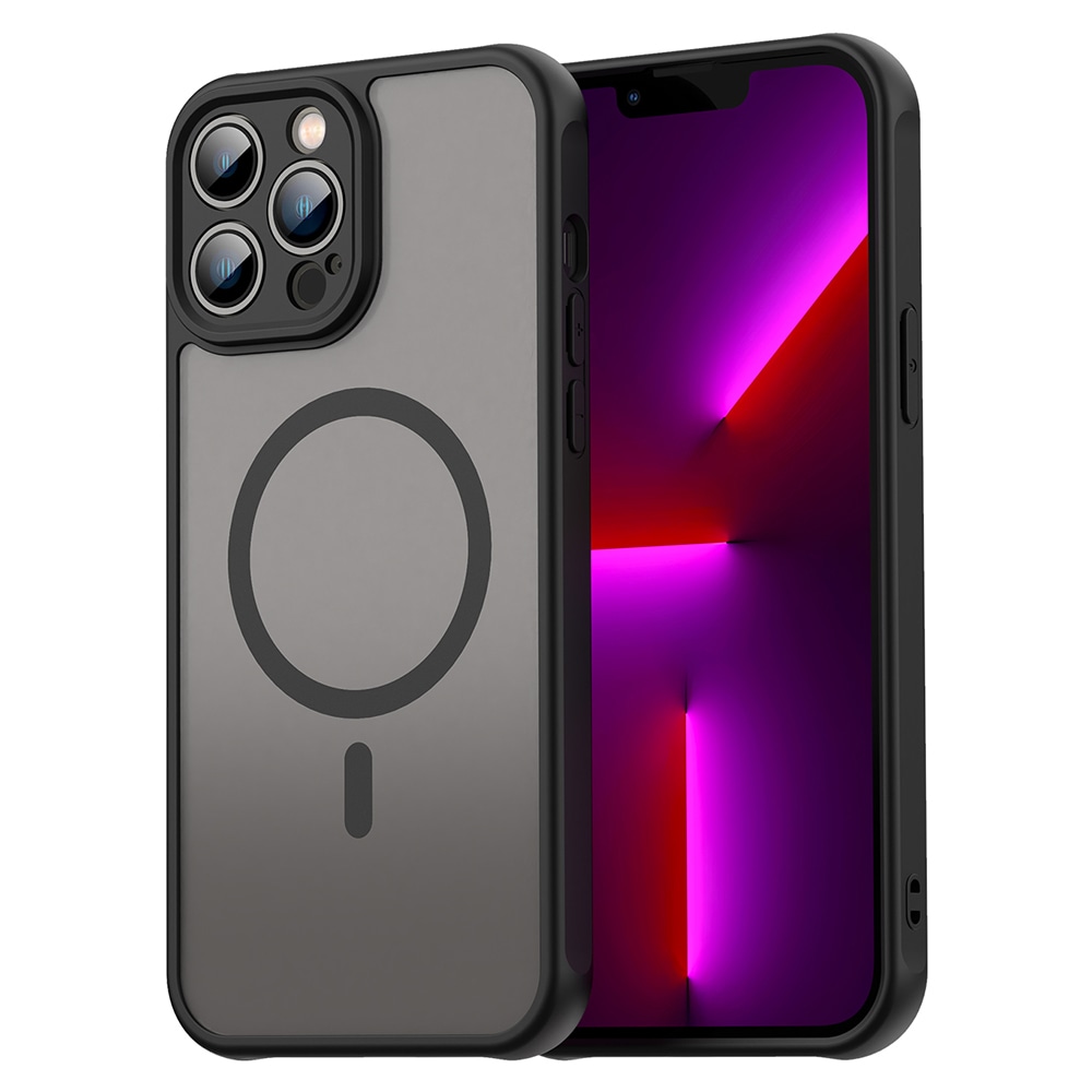 Hibridni ovitek "HaloFrost II MagSafe" za iPhone 13 Pro - black