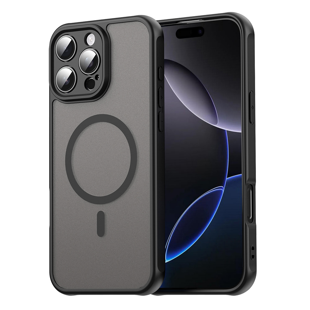 Hibridni ovitek "HaloFrost II MagSafe" za iPhone 16 Pro Max - black
