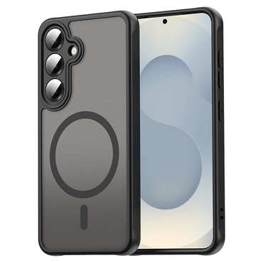 Hibridni ovitek "HaloFrost II MagSafe" za Samsung Galaxy S25 Edge - black