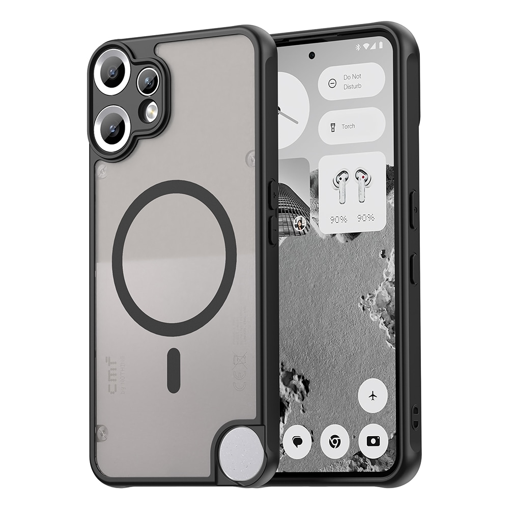 Hibridni ovitek "HaloFrost II MagSafe" za Nothing CMF Phone 2 Pro - black