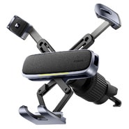 Avtomobilsko držalo Baseus "UltraControl Gravity" z avtomatskim zapiranjem in kavljem za pritrditev na ventilacijsko režo - črno Avtomobilsko držalo Baseus "UltraControl Gravity" z avtomatskim zapiranjem in kavljem za pritrditev na ventilacijsko režo - črno