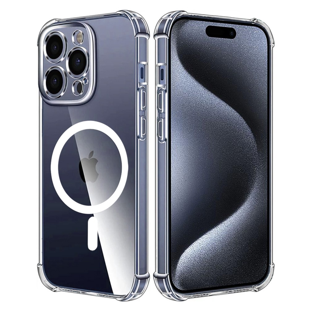 Hibridni ovitek Techsuit "Shockproof MagSafe" za iPhone 15 Pro - clear