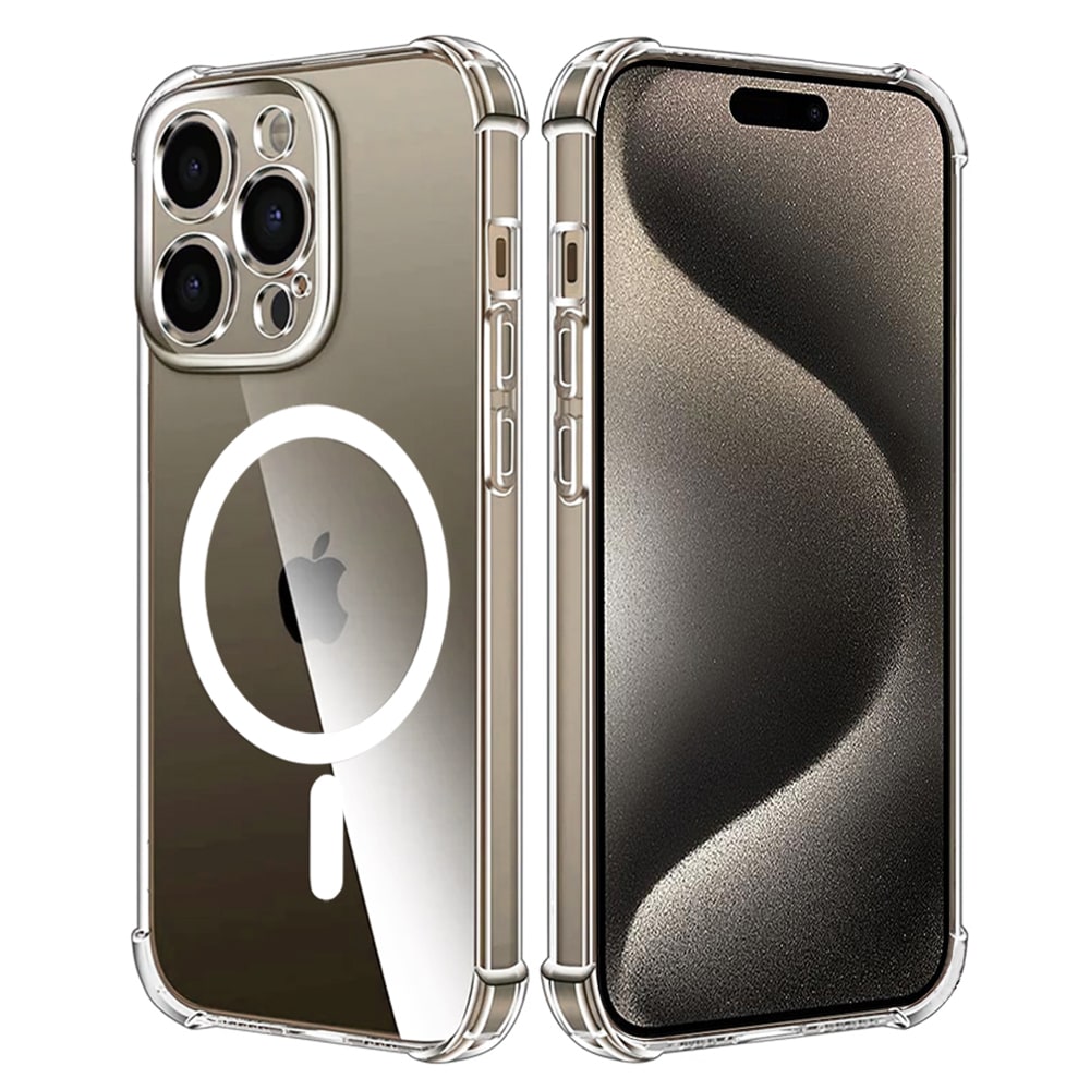 Hibridni ovitek Techsuit "Shockproof MagSafe" za iPhone 15 Pro Max - clear