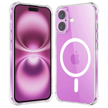Hibridni ovitek Techsuit "Shockproof MagSafe" za iPhone 16 Plus - clear
