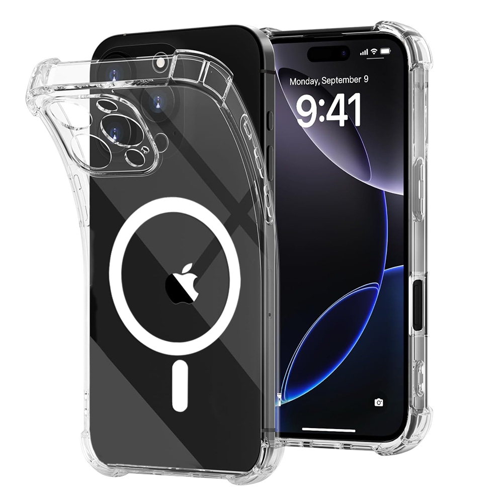 Hibridni ovitek Techsuit "Shockproof MagSafe" za iPhone 16 Pro Max - clear