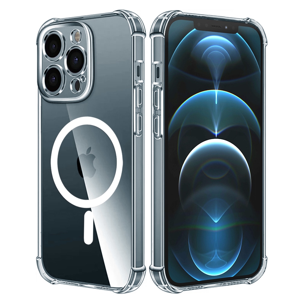 Hibridni ovitek Techsuit "Shockproof MagSafe" za iPhone 12 Pro Max - clear