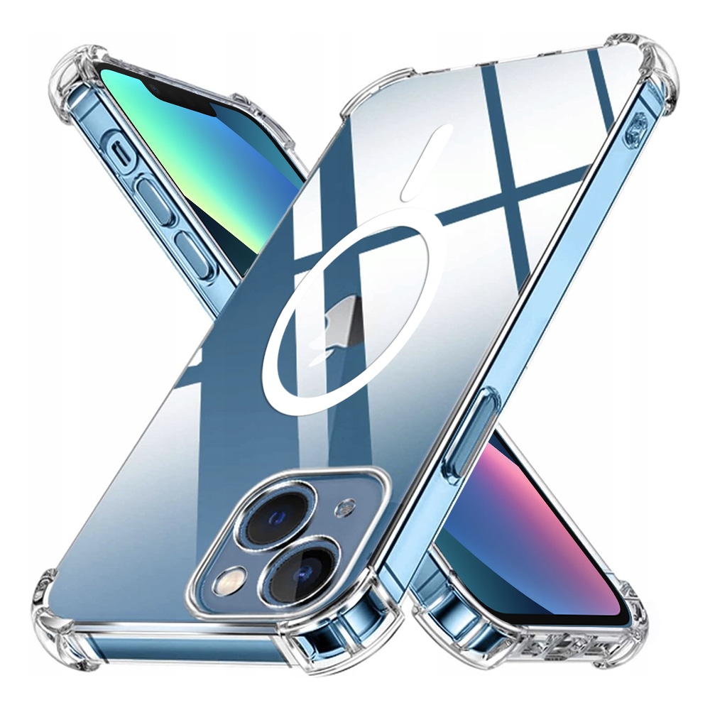 Hibridni ovitek Techsuit "Shockproof MagSafe" za iPhone 13 - clear
