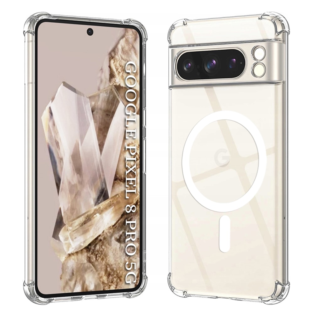 Hibridni ovitek Techsuit "Shockproof MagSafe" za Google Pixel 8 Pro - clear