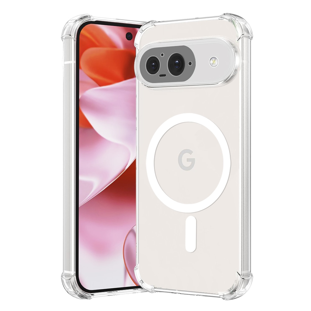 Hibridni ovitek Techsuit "Shockproof MagSafe" za Google Pixel 9 - clear