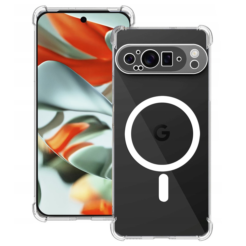 Hibridni ovitek Techsuit "Shockproof MagSafe" za Google Pixel 9 Pro XL - clear