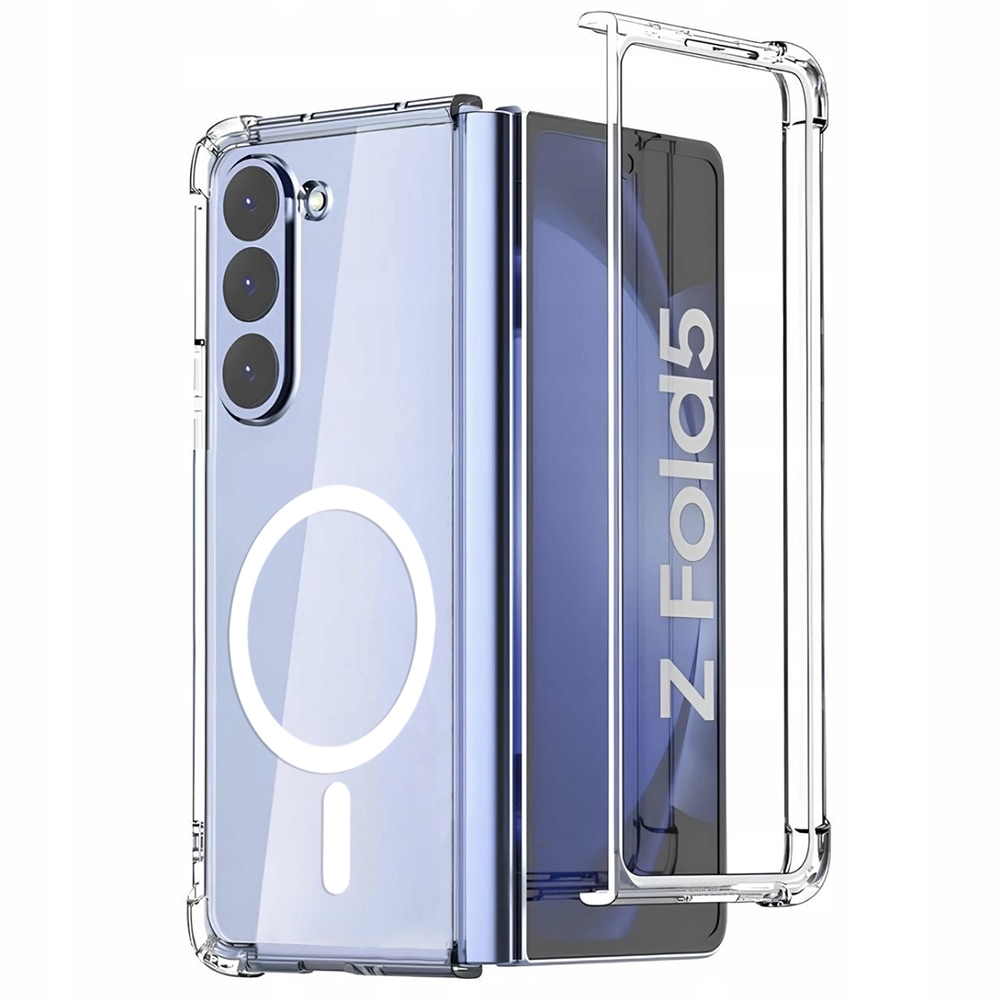 Hibridni ovitek Techsuit "Shockproof MagSafe" za Samsung Galaxy Z Fold5 - clear