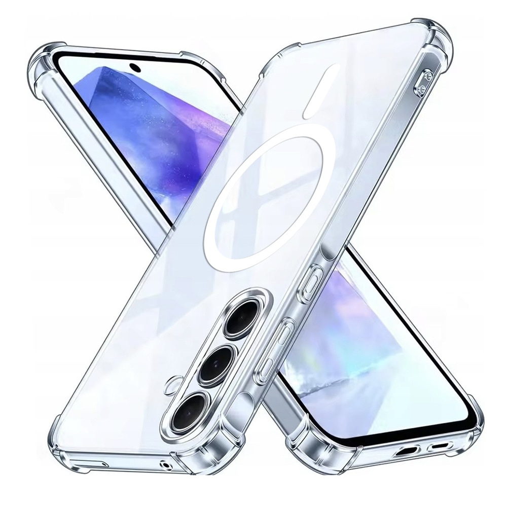 Hibridni ovitek Techsuit "Shockproof MagSafe" za Samsung Galaxy A55 - clear