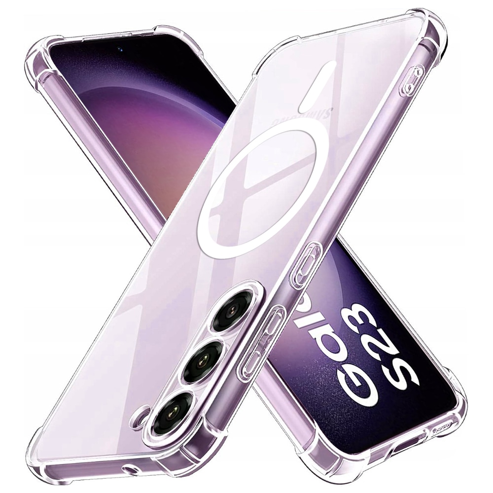 Hibridni ovitek Techsuit "Shockproof MagSafe" za Samsung Galaxy S23 - clear