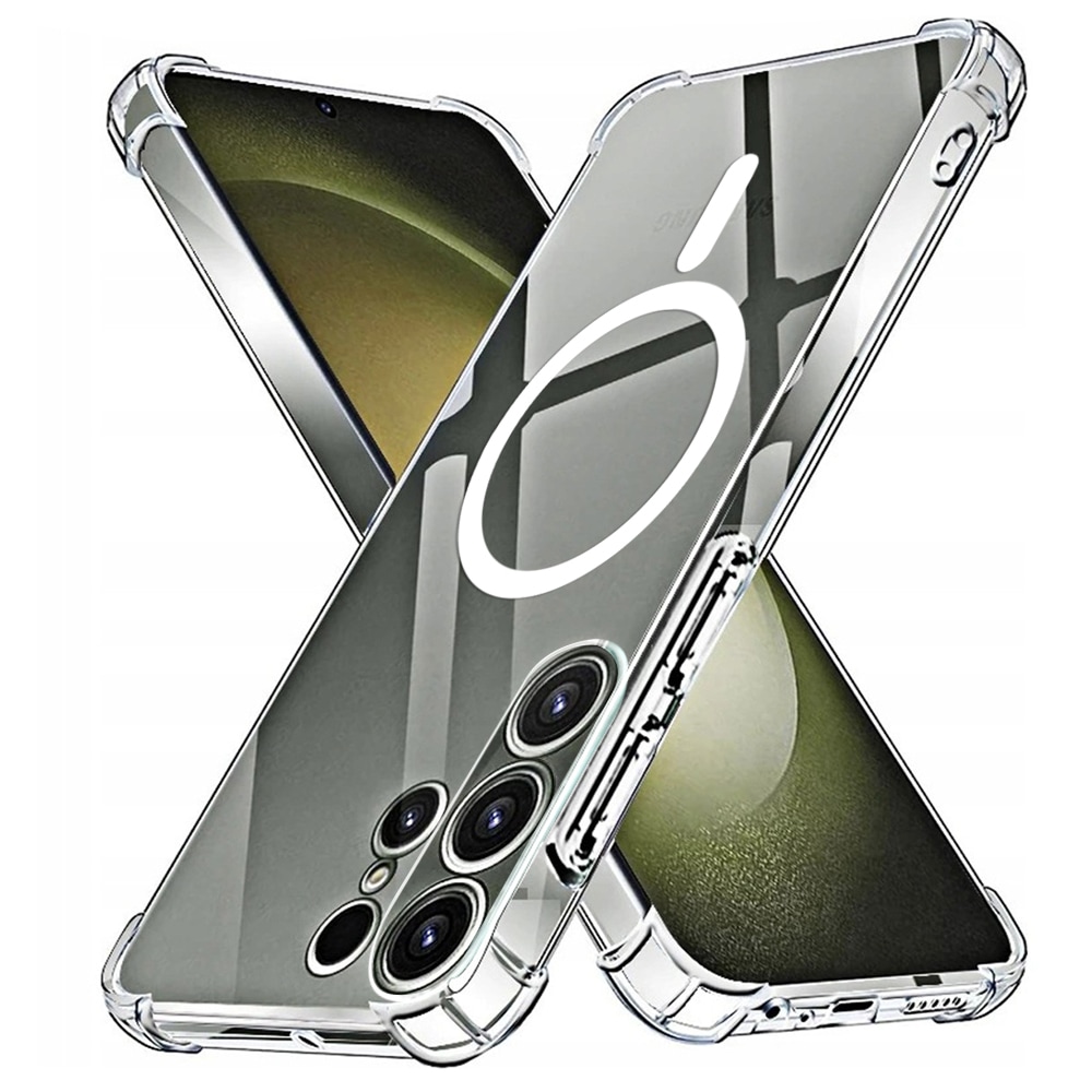 Hibridni ovitek Techsuit "Shockproof MagSafe" za Samsung Galaxy S23 Ultra - clear