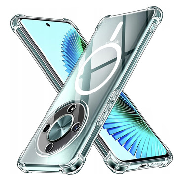 Hibridni ovitek Techsuit "Shockproof MagSafe" za Honor Magic6 Lite - clear