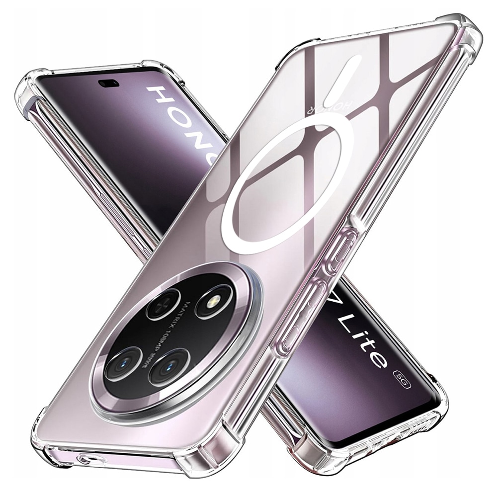 Hibridni ovitek Techsuit "Shockproof MagSafe" za Honor Magic7 Lite - clear