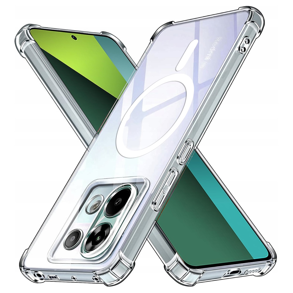 Hibridni ovitek Techsuit "Shockproof MagSafe" za Xiaomi Redmi Note 13 Pro 5G / Poco X6 - clear