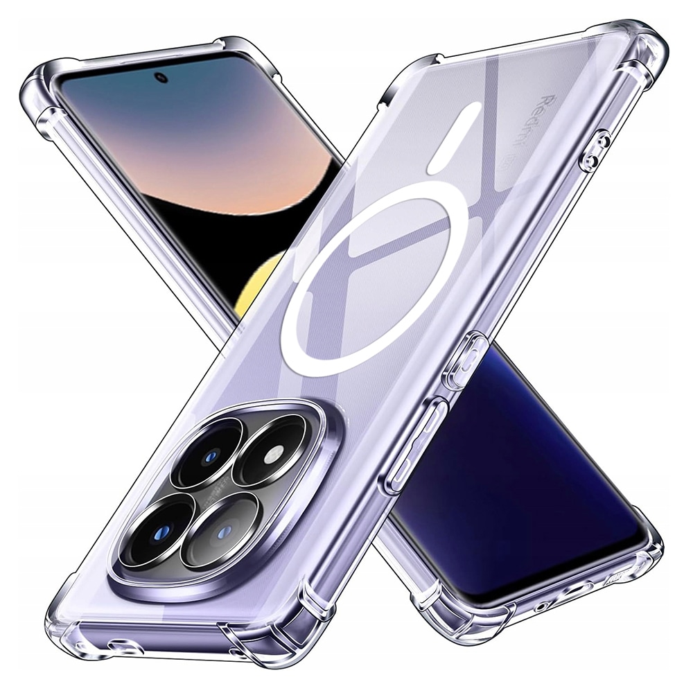 Hibridni ovitek Techsuit "Shockproof MagSafe" za Xiaomi Redmi Note 14 Pro Plus 5G - clear