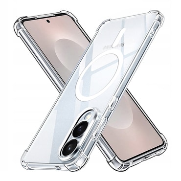 Hibridni ovitek Techsuit "Shockproof MagSafe" za Samsung Galaxy S25 Edge - clear