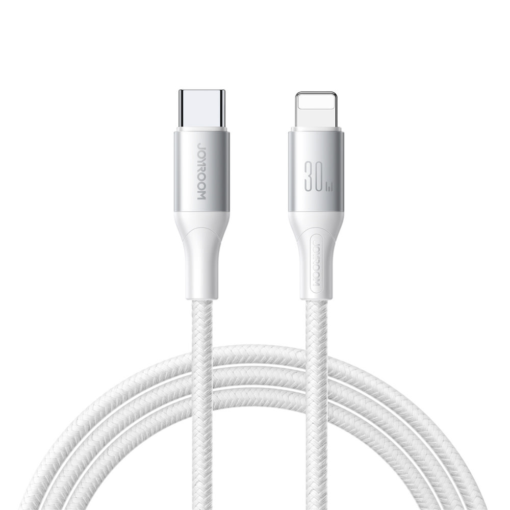 Lightning v USB-C kabel Joyroom "S-A28" s 30W polnjenjem in 480 Mbps hitrostjo prenosa - 1m - bel