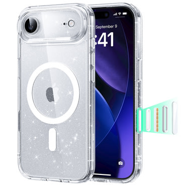 Hibridni ovitek ESR "Classic Hybrid HaloLock" za iPhone Air - clear shimmer Hibridni ovitek ESR "Classic Hybrid HaloLock" za iPhone Air - clear shimmer