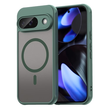 Hibridni ovitek "HaloFrost II MagSafe" za Google Pixel 9 - green