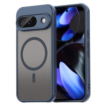 Hibridni ovitek "HaloFrost II MagSafe" za Google Pixel 9 - navy blue