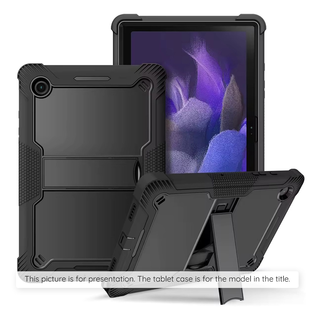 Robusten ovitek Techsuit "RuggedShell" z zaščitnim steklom za Xiami Redmi Pad 2 - črn
