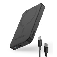 Power bank Baseus "MiniMag" 20W z magnetnim oprijemom za brezžično polnjenje vseh MagSafe podprtih pametnih telefonov - 5000 mAh - črn