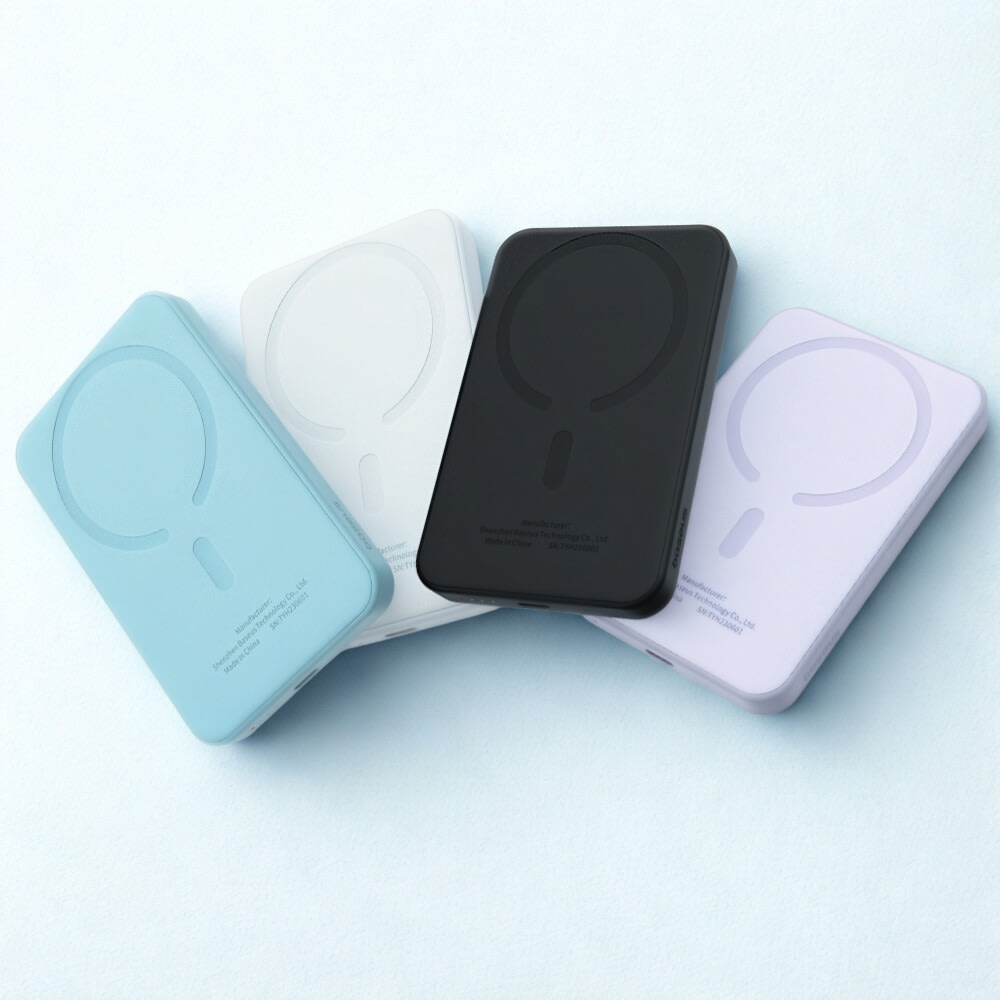 Power bank Baseus "MiniMag" 20W z magnetnim oprijemom za brezžično polnjenje vseh MagSafe podprtih pametnih telefonov