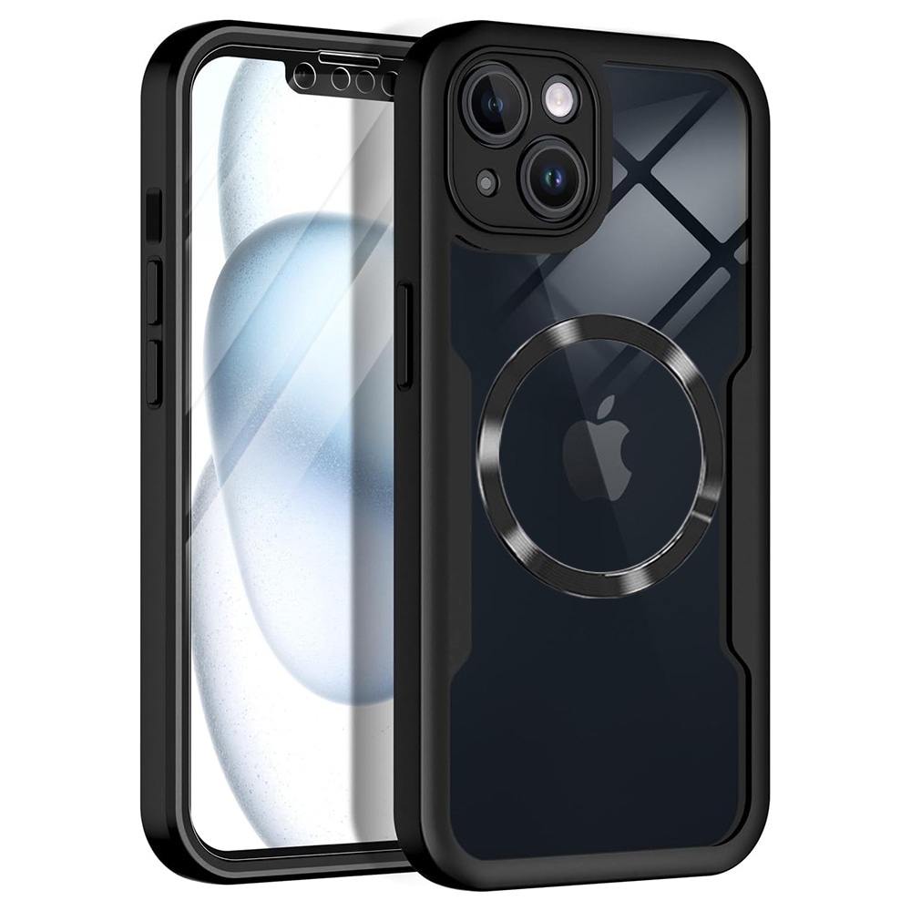 Hibridni Full body ovitek Techsuit "ColorVerse 360 MagSafe" za iPhone 13 - black