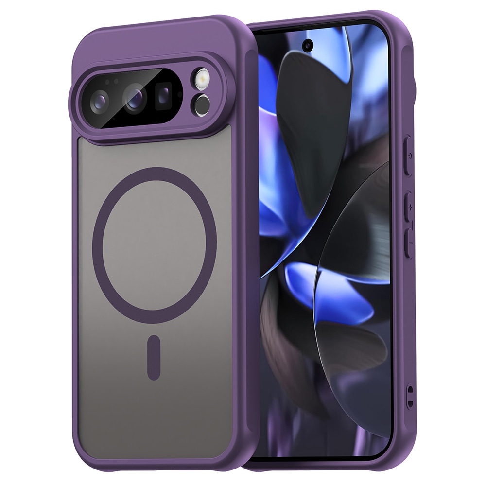 Hibridni ovitek "HaloFrost II MagSafe" za Google Pixel 10 Pro - purple