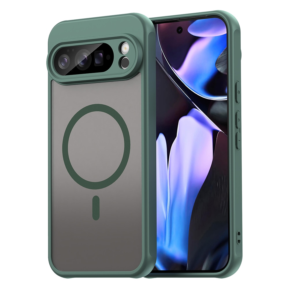 Hibridni ovitek "HaloFrost II MagSafe" za Google Pixel 10 Pro XL - green