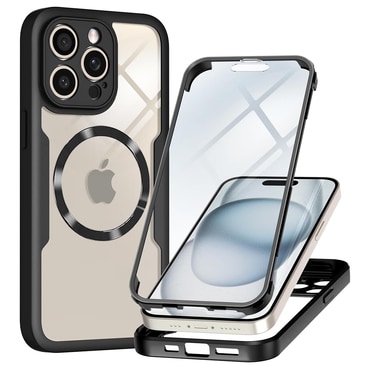 Hibridni Full body ovitek Techsuit "ColorVerse 360 MagSafe" za iPhone 14 Pro Max - black