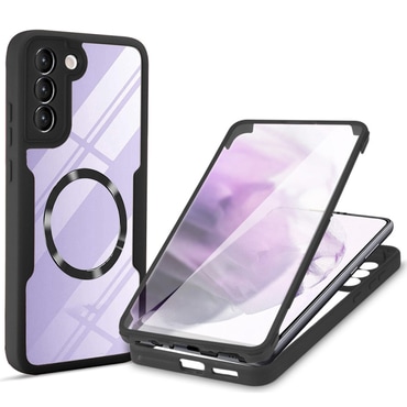 Hibridni Full body ovitek Techsuit "ColorVerse 360 MagSafe" za Samsung Galaxy S23 - black