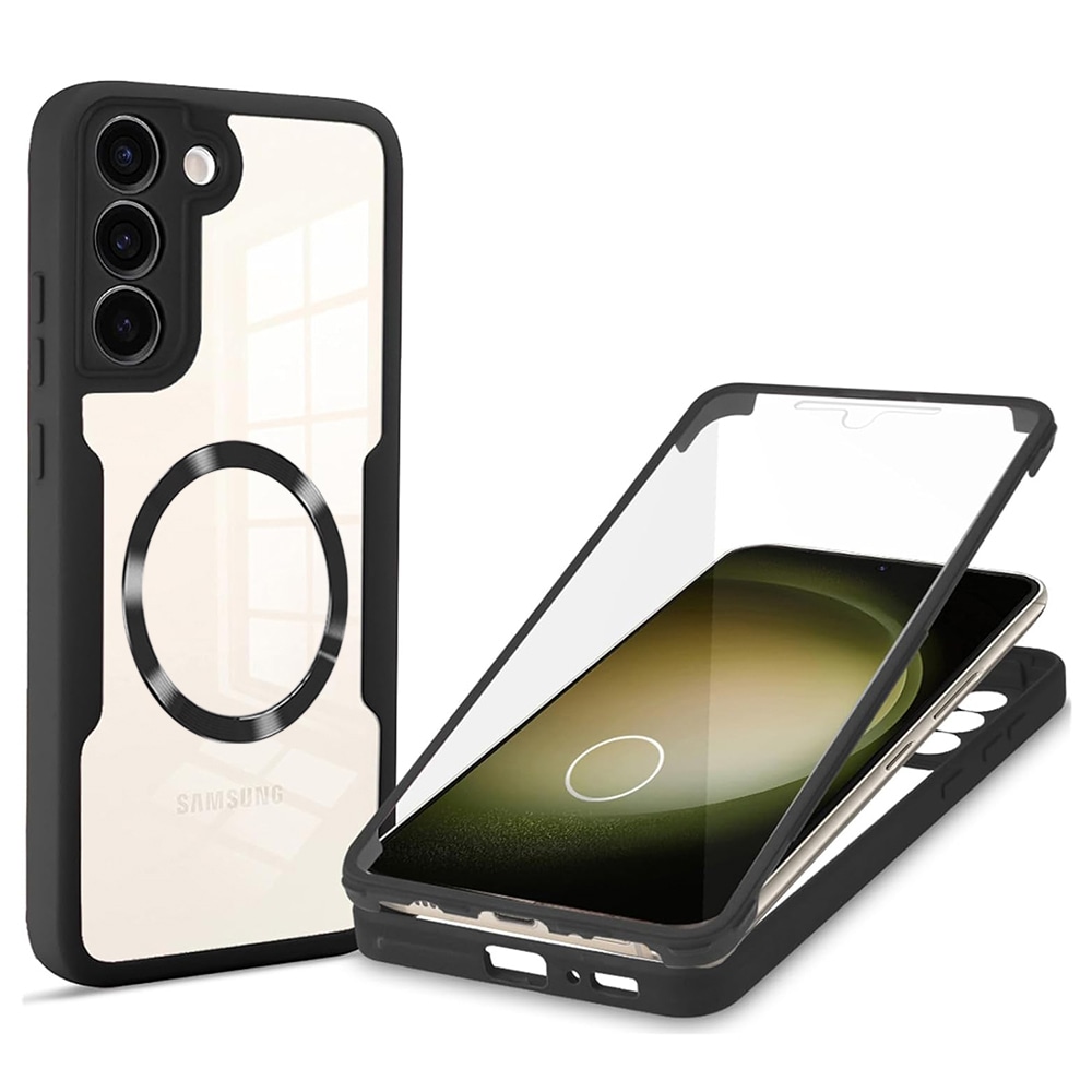 Hibridni Full body ovitek Techsuit "ColorVerse 360 MagSafe" za Samsung Galaxy S23 Plus - black