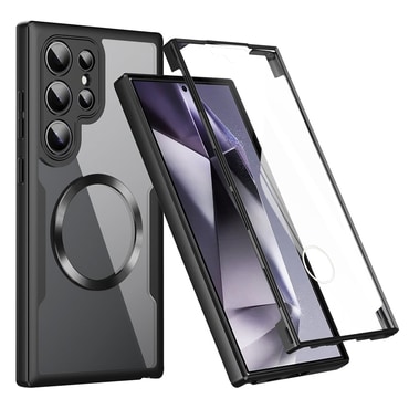 Hibridni Full body ovitek Techsuit "ColorVerse 360 MagSafe" za Samsung Galaxy S24 Ultra - black