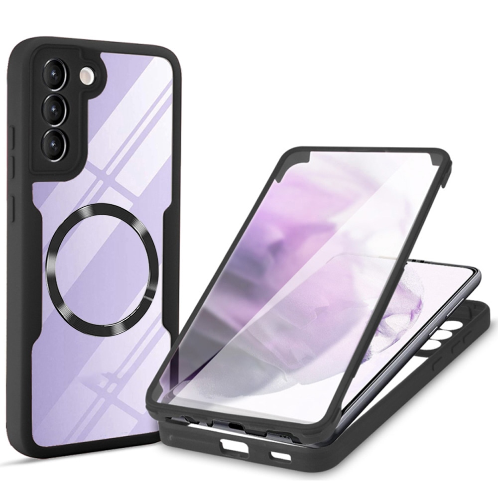 Hibridni Full body ovitek Techsuit "ColorVerse 360 MagSafe" za Samsung Galaxy S21 FE 5G - black