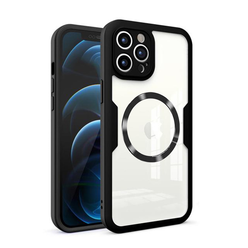 Hibridni Full body ovitek Techsuit "ColorVerse 360 MagSafe" za iPhone 12 Pro Max - black