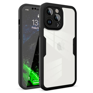 Hibridni Full body ovitek Techsuit "ColorVerse 360" za iPhone 12 Pro - black