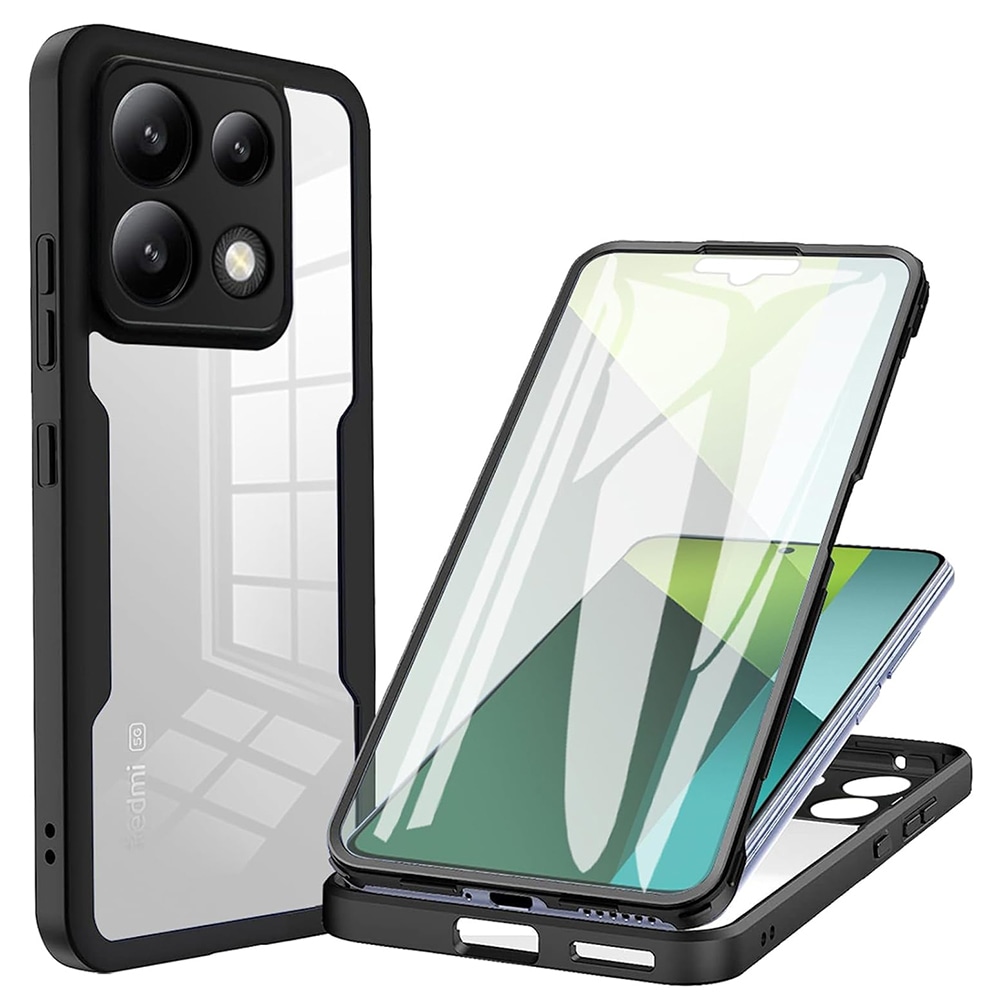 Hibridni Full body ovitek Techsuit "ColorVerse 360" za Xiaomi Redmi Note 13 Pro 5G / Poco X6 - black