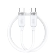 Polnilni in podatkovni kabel BWOO USB-C v USB-C s 480 Mb/s prenosa podatkov in hitrim polnjenjem 65W - 1 m - bel Polnilni in podatkovni kabel BWOO USB-C v USB-C s 480 Mb/s prenosa podatkov in hitrim polnjenjem 65W - 1 m - bel